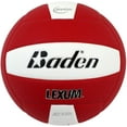 thumbnail image 1 of Baden LEXUM Ballon de Volleyball Intérieur en Microfibre - Ballon de Jeu Officiel Approuvé par la NFH, Rouge/blanc, 1 of 4