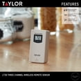 thumbnail image 2 of Taylor 3-Channel Wireless Remote Sensor with LCD Display for Weather Forecasters, 2 of 5