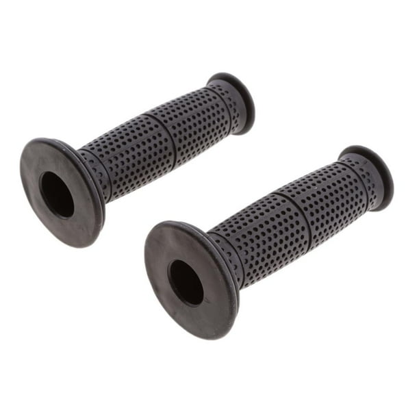 Puños de goma universales de 22/24 mm para motocicleta, puños de acelerador para motocicleta Negro