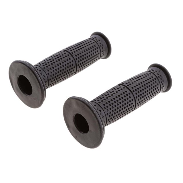 Puños de goma universales de 22/24 mm para motocicleta, puños de acelerador para motocicleta Negro