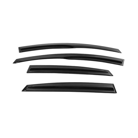 KAIHUIXING for Ford for Fiesta 2011-2019 4pcs Acrylic Side Window Visors Deflectors-Mugen