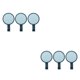 thumbnail image 4 of Paquete de 3 perchas giratorias Injueey 360 grados autoadhesivas desmontables para cocina Azul claro 2Conjunto, 4 of 6