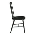 thumbnail image 3 of Eagle Ridge Dining Chair in Black Finish 2 Pack, 3 of 8