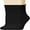Black, variant on Women's Thin Cotton Socks, Ruffle Turn-Cuff Casual Ankle Breathable Cool Knit Cotton Lettuce Crew Frilly Sock 12 Pack(6Black & 6White)
