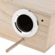 thumbnail image 3 of Caja de cría de pájaros de madera, caja de incubación cálida, caja de nido de jaula de pájaros de madera, pájaro Medio derecho abierto Yuyangstore  Nido del loro del pájaro del animal doméstico, 3 of 8