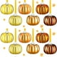 thumbnail image 1 of Billuyoard Juego de decoración de otoño de plástico con forma de calabaza, juego colgante con estos adornos festivos Kits de decoración para fiestas, 1 of 6