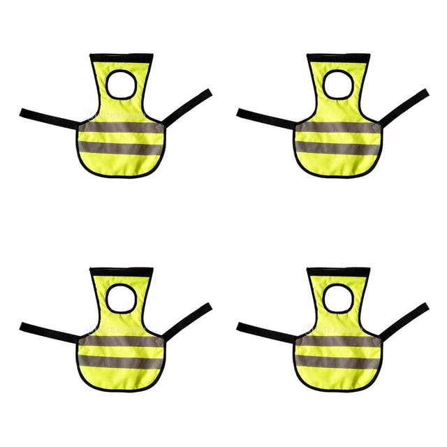 Chaleco Reflectante para Mascotas de 4 Piezas, Silla de para Aves de Corral para de Pollo, Color Brillante Amarillo Salvador Dali 4 piezas de silla de montar de pollo rosa