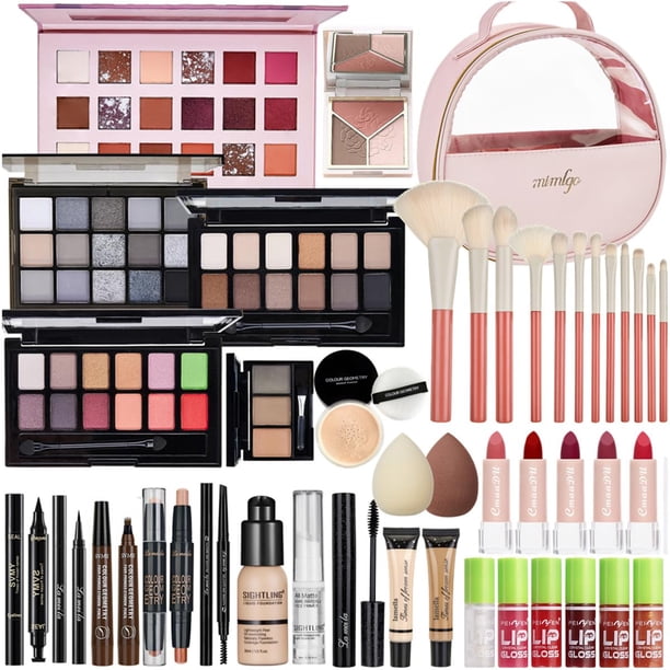 Kit de maquillaje SIGHTLING All In One con paleta de sombras de ojos con base