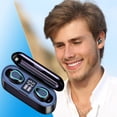 thumbnail image 1 of Los auriculares Streamer en la oreja pueden cargar los auriculares Bluetooth inalámbricos del teléfono móvil, 1 of 9