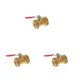 thumbnail image 5 of Inteprter Válvula de bola de latón, piezas de repuesto para manguera de jardín, accesorio de sistema de riego para casa de campo, accesorios Type1 NO1, 5 of 6