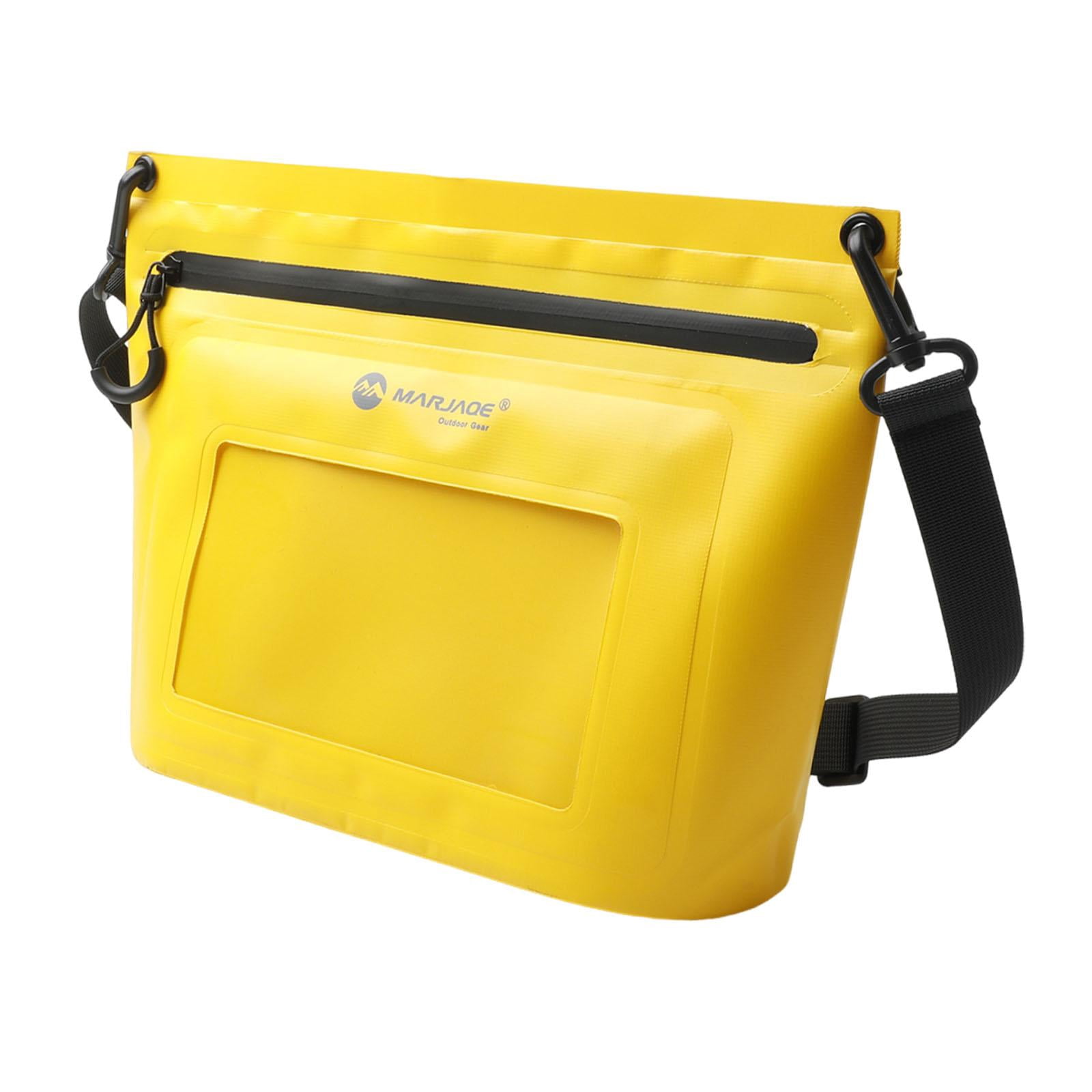 Zxpjkyu Waterproof Pouch Bag Summer Women Men Phone Pouch for Swimming Pool Kayaking Yellow