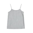 thumbnail image 4 of Admvng Womens Tank Top Cotton Adjustable Spaghetti Strap V Neck Lightweight Linen Summer Casual Camisole Blouse, 4 of 7