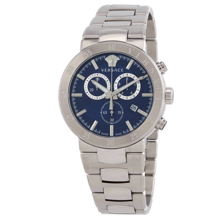 Versace Urban Mystique Chronograph Quartz Blue Dial Men's Watch VEPY00420