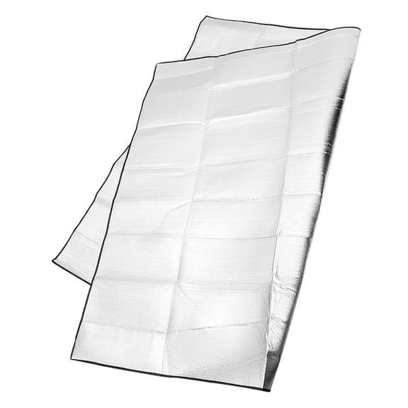 WASHWEPE Large Silver Epe Foam Picnic Blanket for Outdoor Camping, Lightweight