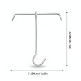 thumbnail image 3 of TIELUTT Turkey Hook for And Roasting Versatile for Hanging And Cooking Chicken Roll up Doors Telescopic Storage Rack for Kitchen over the Organizer 33 Rubber Mat Large Stainless Steel Dish Pan, 3 of 6