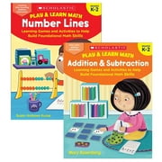 Scholastic Play & Learn Math Reproducible Workbooks Grade 2-4 Set of 2 SC-PLMST2