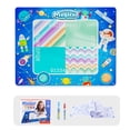 thumbnail image 1 of Juguetes, educación, lienzo de agua de grafiti grande para niños, tablero de pintura de acuarela transparente, juguetes de rompecabezas de educación infantil para bebés y niños pequeños, manta de pint, 1 of 9