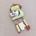 thumbnail image 4 of KNFATEQVEDG Canada Day Cute Bread Machine Apron Pattern Resin Pendant Christmas Atmosphere Decoration with Hanging Rope My Items, 4 of 6