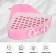 thumbnail image 3 of Bunny Litter Box Triangle Potty Trainer Corner Box for Guinea Pig Chinchilla, 3 of 7