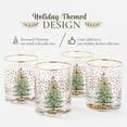 thumbnail image 3 of Spode Christmas Tree 14 Fl. Oz. Double Old Fashion Glass (Set of 4), Polka Dot - Whiskey & Bourbon Glasses for Festive Entertaining, Old-Fashioned & Rocks Glasses for Holiday Drinks, 3 of 7