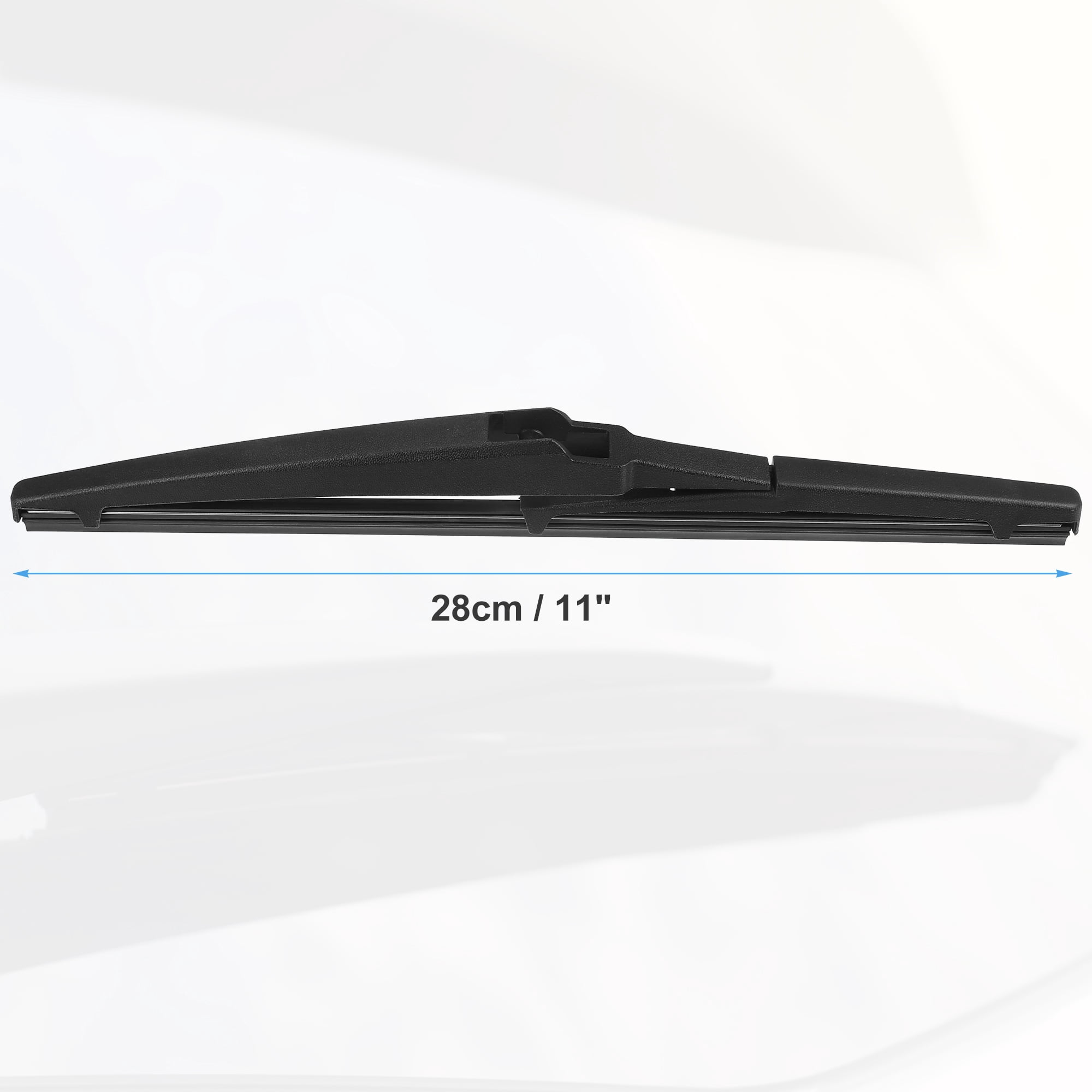 Unique Bargains 11" Car Rear Wiper Blade for Hyundai Solaris Pack of 2 Black