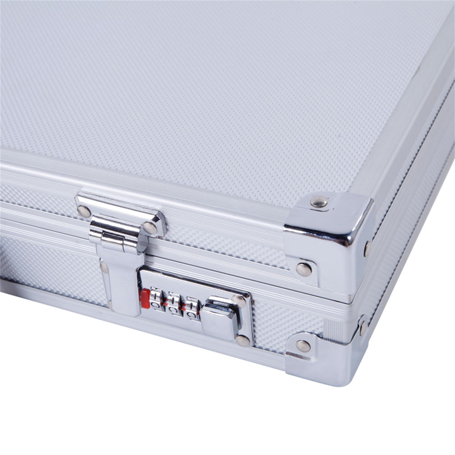 Kadyn Aluminum Storage Carry Case, Small Safe Box, Storage Box, Hard Storage Carry Case, Black