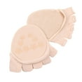 thumbnail image 4 of - Calcetín de Cinco Punta Antideslizante para Ejercicios Prácticos - Negro1, Única - Beige, Única Macarena Calcetines de cinco dedos, 4 of 5