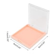 thumbnail image 2 of Unique Bargains 1 Pc Reusable Single Layer Square Nail Storage Box Orange Plastic, 2 of 5