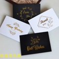thumbnail image 2 of Tarjeta de agradecimiento de una sola página, 50 piezas, color bronce, para boda, fiesta de cumpleaños, invitaciones, tienda de flores, regalo, tarjeta en blanco, 2 of 4