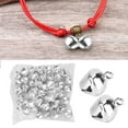 thumbnail image 1 of Craft Jewelry Festive Decorative Small Bells Set ,50pcs Mini Iron Jingle Bells for DIY Crafts and Decorations, 1 of 7