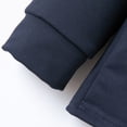 thumbnail image 3 of ZCFZJW Mens Sweatshirts Casual Long Sleeve Half Zip up Stand Collar V Neck Pullover Tops Trendy Regular Fit Solid Color Basic Workout T-Shirts with Pocket Navy M, 3 of 7