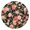 Pioneer Flower Floral-3, variant on Pioneer Flower Floral Print Pattern Round Fitted Tablecloth with Elastic Edge,Dining Table Cover Waterproof,Outdoor Round Tablecloth for Camping,Dining,Indoor and Outdoor
