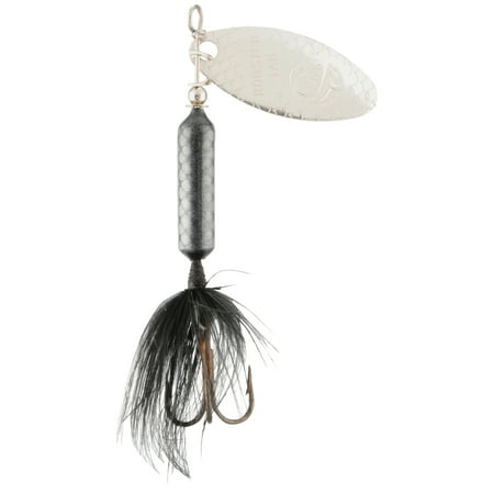 Worden's® Original Black Rooster Tail® Fishing Lure Carded (Best Baitcaster For Light Lures)