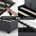 thumbnail image 3 of Base Para Cama Matrimonial Abatible Box De Metal Madera Color Gris KingsHouse gris Matrimonial, 3 of 8
