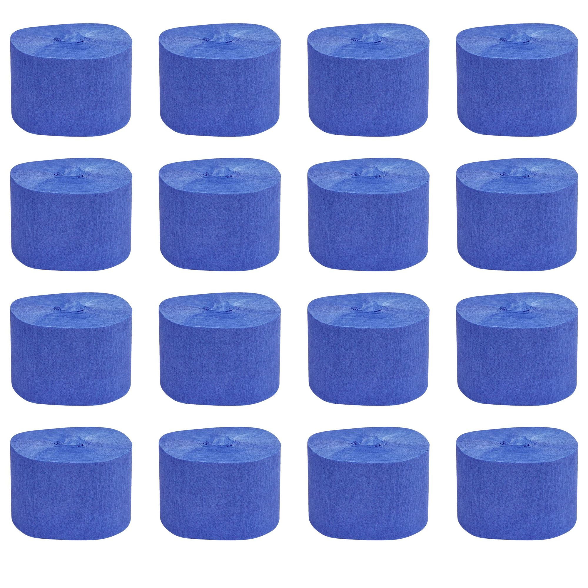 Crepe Paper Streamer - 16-Pack Paper Party Streamer Rolls for Wedding ...