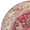 thumbnail image 5 of SAFAVIEH Monaco Amilia Overdyed Geometric Area Rug, Fuchsia/Light Grey, 6'7" x 6'7" Round, 5 of 7