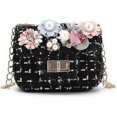 thumbnail image 1 of Girl Bag Flower Crossbody Shoulder Bag for Girls 2-5 Years (black) - ya01, 1 of 4