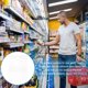 thumbnail image 4 of FESTFENDS 50Ud Exhibidor De Etiquetas Transparentes Práctico Para Etiquetas De Precio En Supermercado, 4 of 7