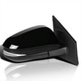 thumbnail image 1 of Spec-D Tuning Glossy Black Power Heated 7-Pin + LED Signal Right Passenger Side Mirror Compatible with Toyota RAV4 2013-2015, 1 of 7