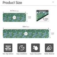 thumbnail image 3 of Yayeee Faucet Mat for Kitchen Sink 14.7" Diatomite Long Splash Guard Pad, Blue Flowers Pattern, 2 Pack, 3 of 7