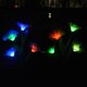 thumbnail image 2 of luces LED solares de 4 campanillas para jardín, lámpara de simulación de flores para exteriores (morado y rosa), 2 of 7