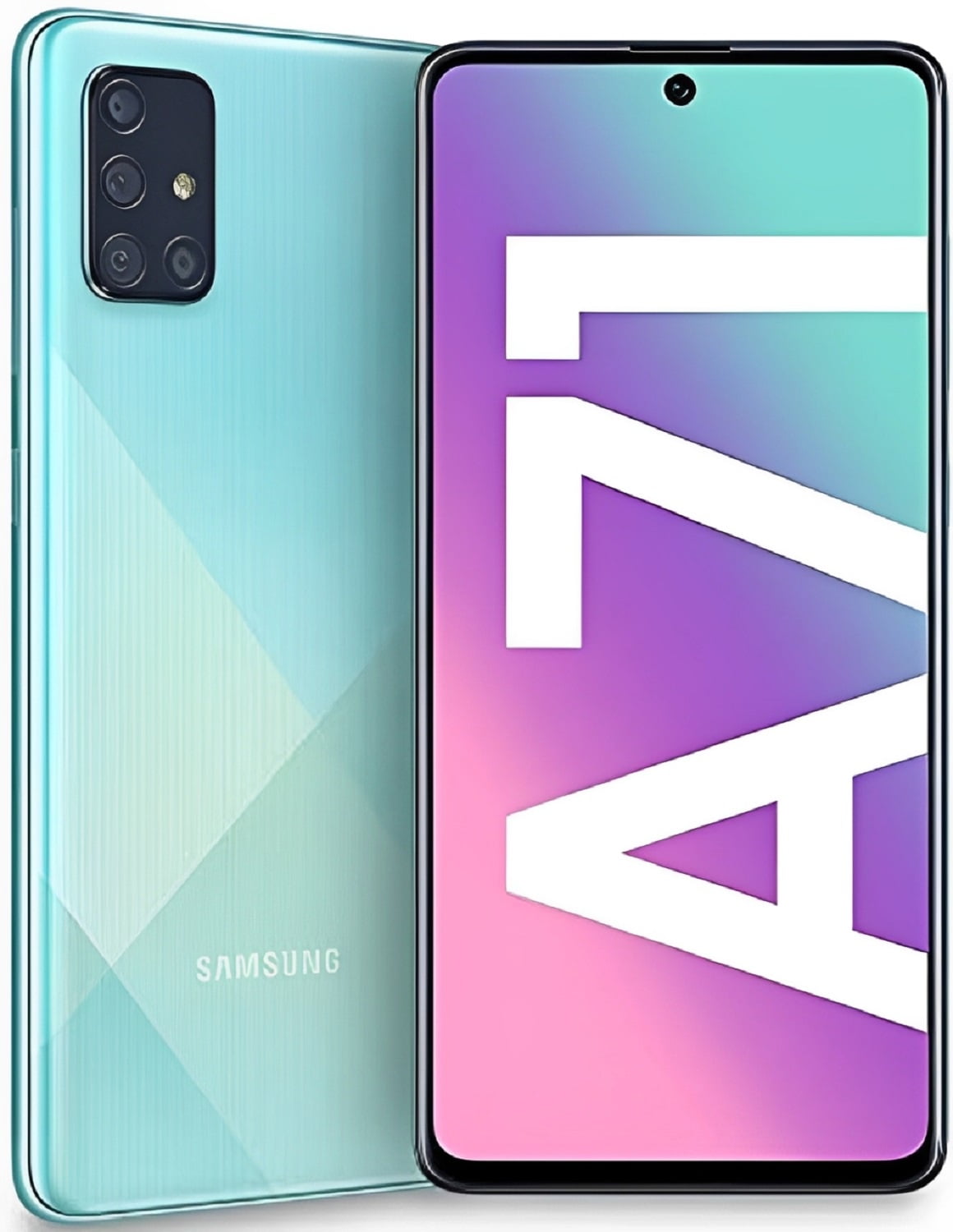 Refurbished Samsung Galaxy A71 4G - 128GB – Prism Crush Blue – 64MP ...