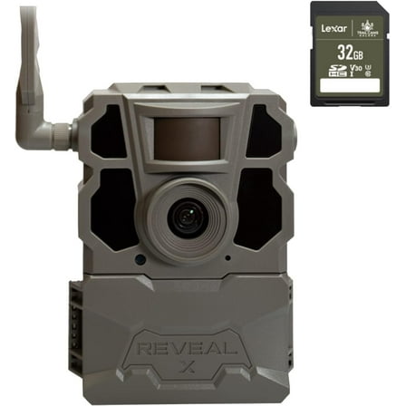 TACTACAM Reveal X Gen 2.0 LTE Cellular Trail Camera   32GB SD Card
