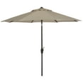 thumbnail image 2 of Safavieh Ortega 9' Market Crank Auto Tilt Patio Umbrella, Beige, 2 of 6
