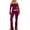 Wine, variant on 2 Piece Sweater Sets for Women Long Sleeve Long Pants Off The Shoulder Pollover Sweatshirt Stretchy Flare Leggings,Comfort Sweatsuits for Women,Winter Outfit Set,Size:XL