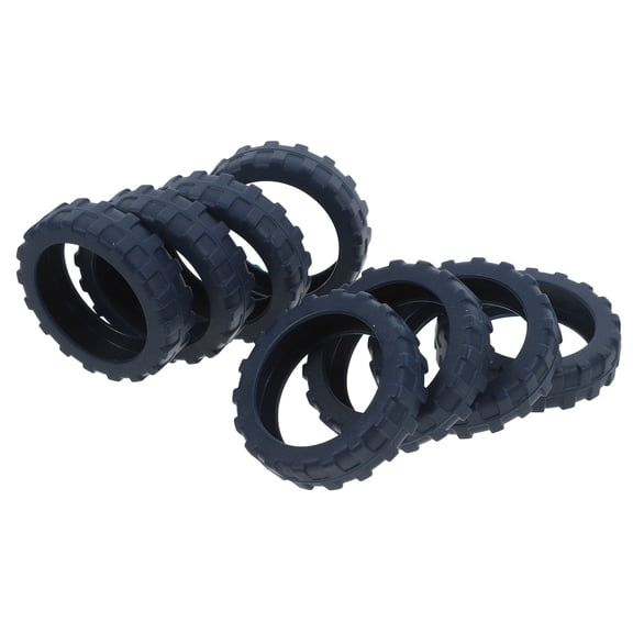 TABLZONE 8Pcs Dark Blue Luggage Wheel Cover Protector with Antislip Silicone