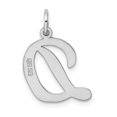 thumbnail image 3 of 925 Sterling Silver Daintty Letter D Initiale Nom Monogramme Collier Pendentif Pendentif, 3 of 8