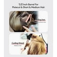 thumbnail image 3 of FARERY Travel Size Mini Curling Iron, 1/2" Ceramic Mini Hair Curler for Short Hair, Rosegold, 3 of 8