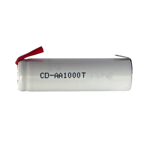 3-Pack AA NiCd Batteries with Tabs (1000 mAh)