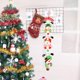 thumbnail image 3 of Gibobby Cuerda de muñeco de nieve de Navidad con campana Colgante de muñeco de nieve de Navidad Decoraciones de Navidad(colour), 3 of 4